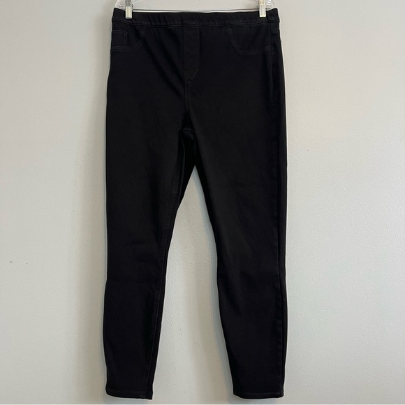 Spanx Plus Size 2X Ankle Skinny Black Pull On Pants Stretch High Rise Slim Fit - Picture 1 of 9
